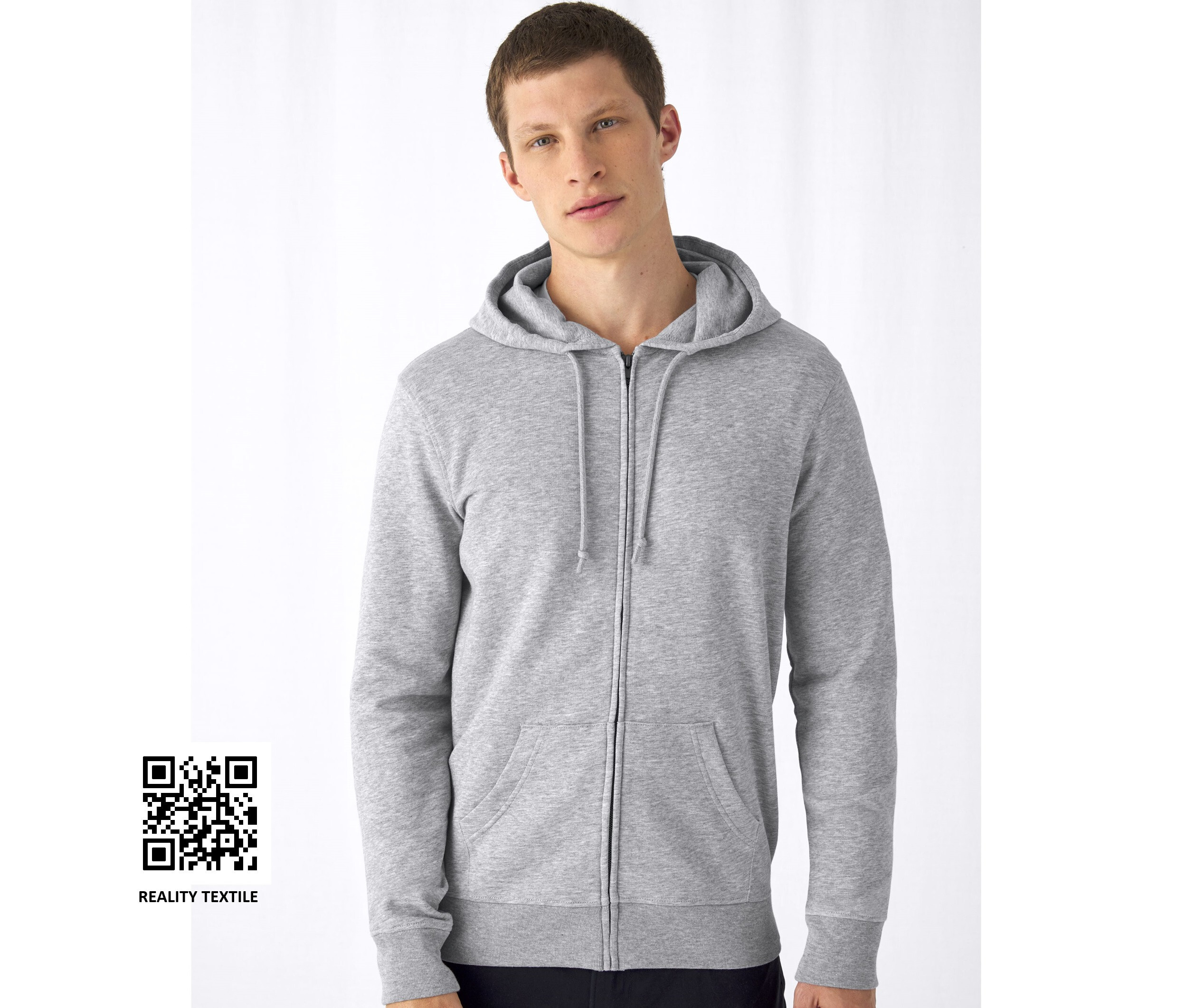 Sweat-shirts personnalisable B&C INSPIRE ZIPPED HOOD