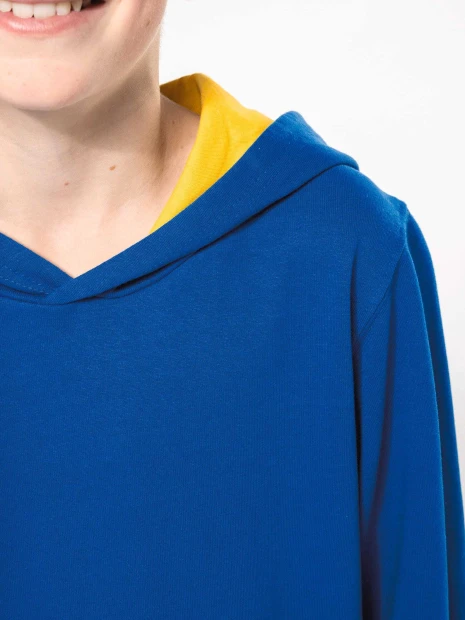 Sweat-shirts à personnaliser KARIBAN Sweat-shirt capuche contrastée enfant 