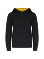 KARIBAN Sweat-shirt capuche contrastée enfant /api/colors/20a7a408-8f15-4eed-a4f8-474d4f754ccf personnalisable