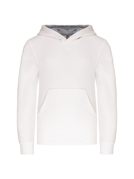 KARIBAN Sweat-shirt capuche contrastée enfant /api/colors/fc0cf0a8-e098-4b5f-8837-0756fdde21f5 personnalisable
