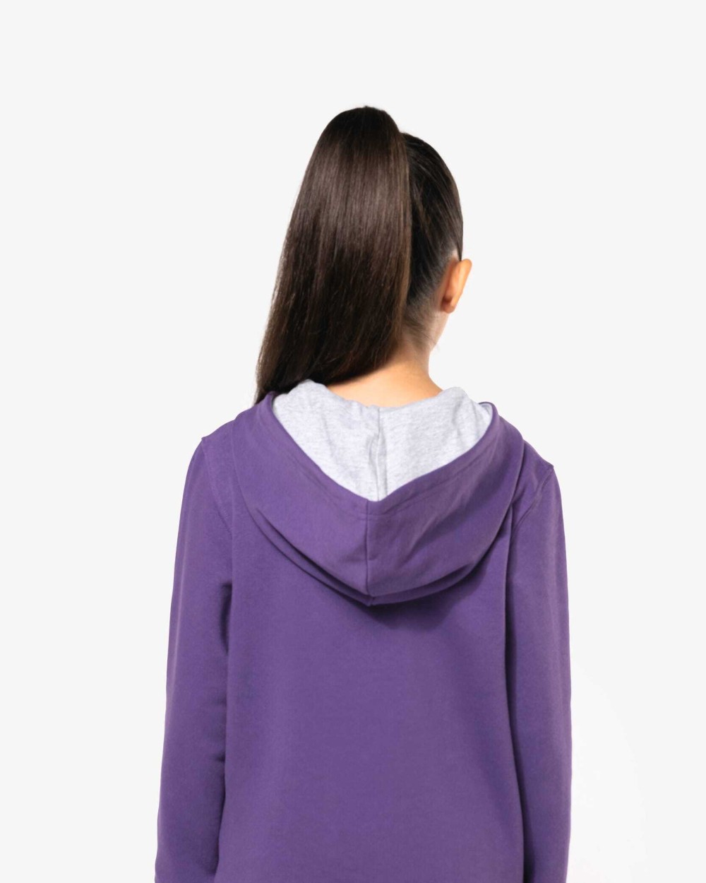 KARIBAN Kinder Kapuzenshirt Bicolor Sweatshirts personalisierbar