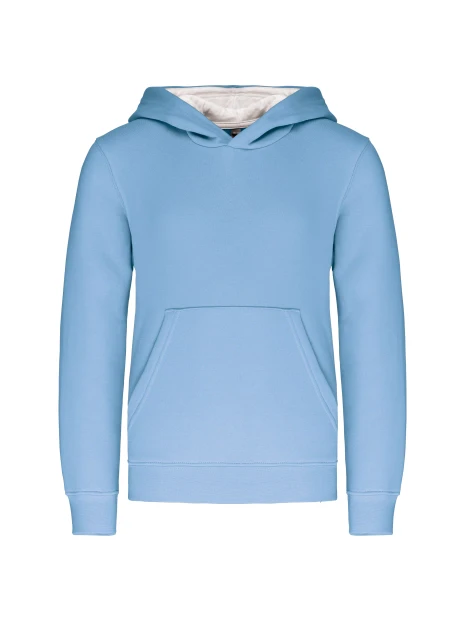 KARIBAN Sweat-shirt capuche contrastée enfant /api/colors/a0458ad3-5eb8-4cce-8bde-363bb10284a7 personnalisable