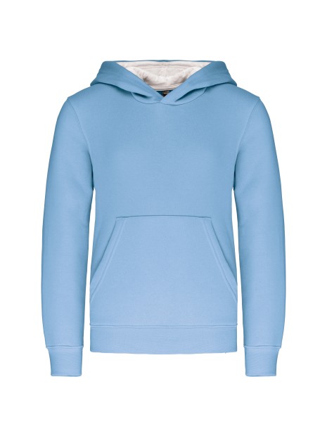 KARIBAN Sweat-shirt capuche contrastée enfant /api/colors/a0458ad3-5eb8-4cce-8bde-363bb10284a7 personnalisable