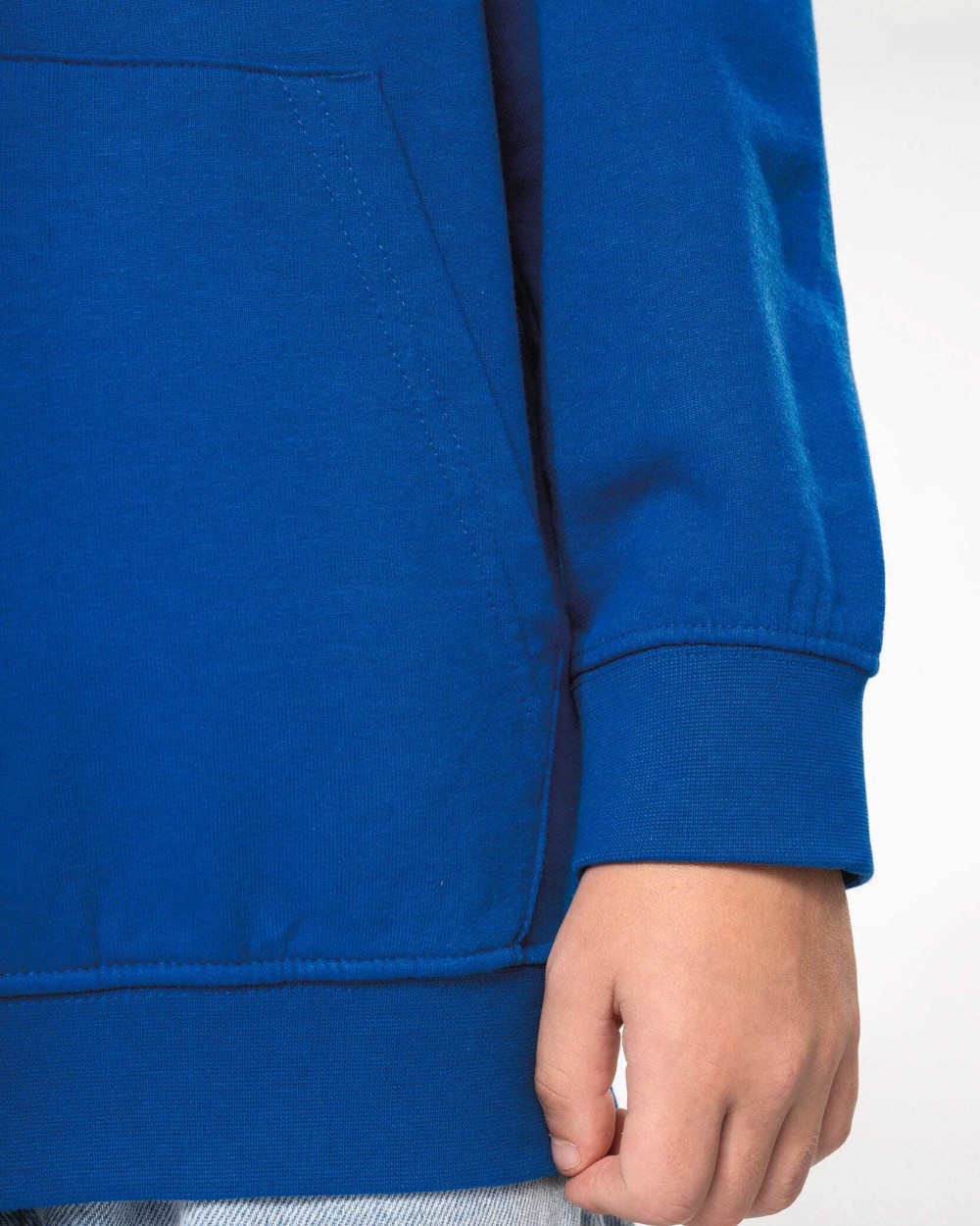 Sweaters & hoodies KARIBAN Kinder Sweater met gecontrasteerde capuchon voor bedrukking &amp; borduring