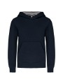 KARIBAN Sweat-shirt capuche contrastée enfant /api/colors/2a00f319-11df-4ed0-8339-535e7585d285 personnalisable