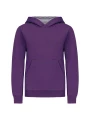 KARIBAN Sweat-shirt capuche contrastée enfant /api/colors/e1c51d81-d9a1-4e04-a8ae-bb43c40a9d58 personnalisable