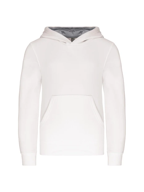KARIBAN Sweat-shirt capuche contrastée enfant /api/colors/fc0cf0a8-e098-4b5f-8837-0756fdde21f5 personnalisable