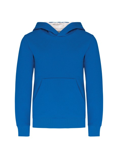 KARIBAN Sweat-shirt capuche contrastée enfant /api/colors/308928a4-2cf6-4fb5-ab5c-859e76d3222d personnalisable