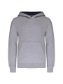 KARIBAN Sweat-shirt capuche contrastée enfant /api/colors/1976eb1a-f99c-4dca-a395-73968b964f05 personnalisable