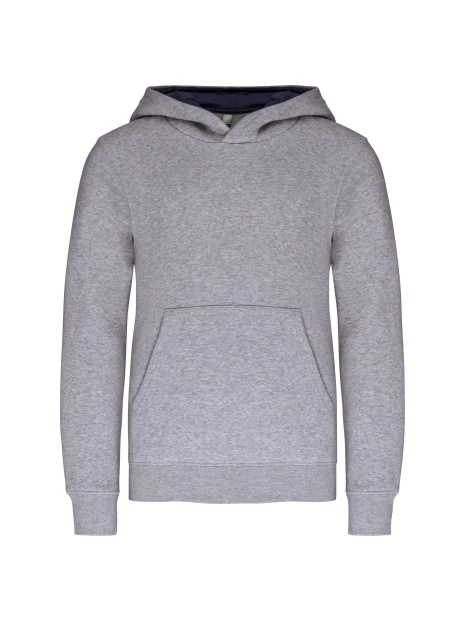 KARIBAN Sweat-shirt capuche contrastée enfant /api/colors/1976eb1a-f99c-4dca-a395-73968b964f05 personnalisable