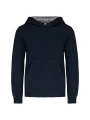 KARIBAN Sweat-shirt capuche contrastée enfant /api/colors/2a00f319-11df-4ed0-8339-535e7585d285 personnalisable