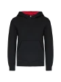 KARIBAN Sweat-shirt capuche contrastée enfant /api/colors/b084ccc6-964d-4c40-a33e-0f276869188a personnalisable