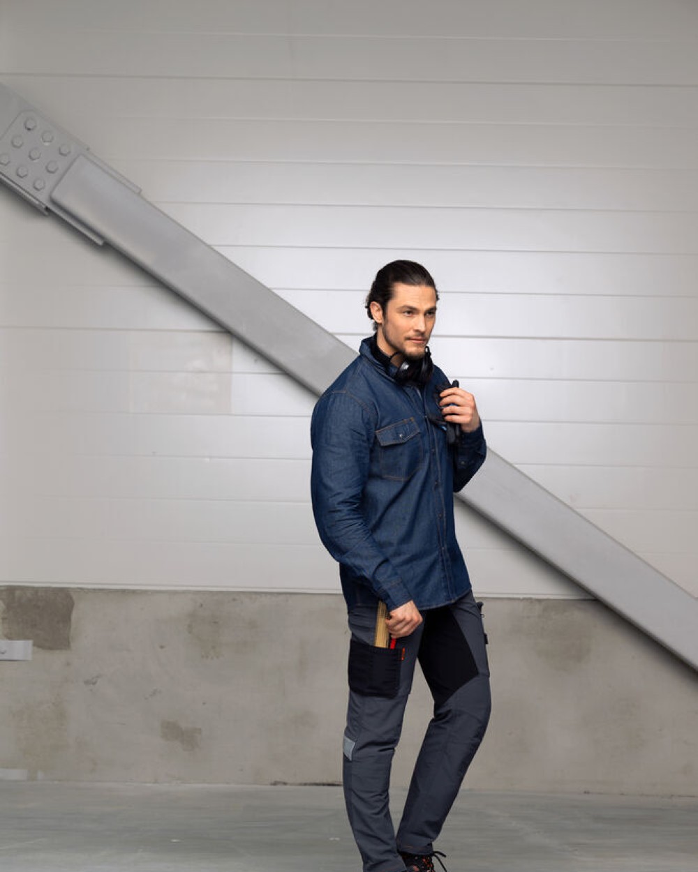 Hemden JOBMAN 5139 Denim Shirt voor bedrukking &amp; borduring