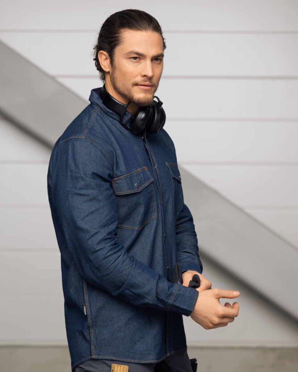 JOBMAN 5139 Denimhemd Hemden personalisierbar