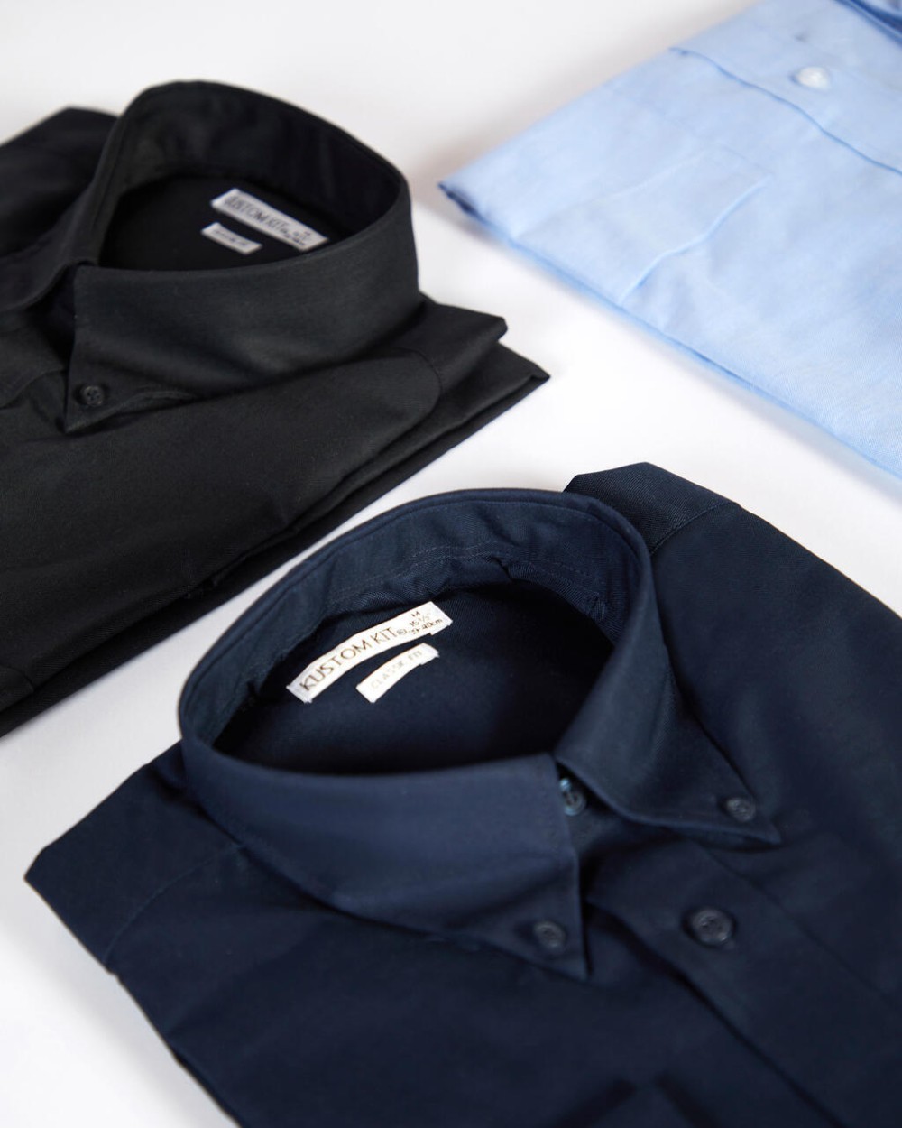 Hemden KUSTOM KIT Classic Fit Workwear Oxford Shirt voor bedrukking &amp; borduring