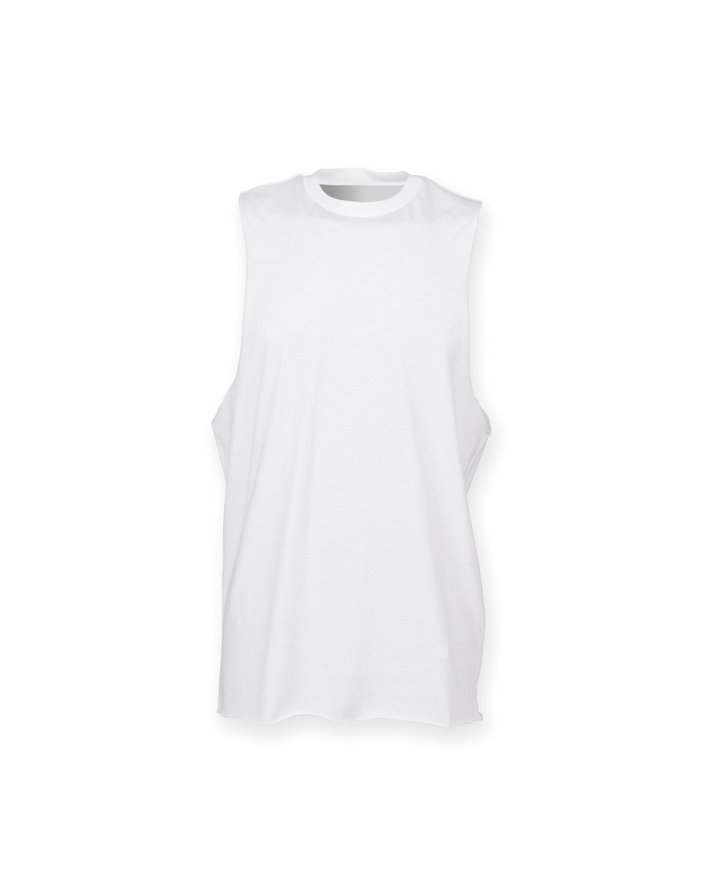 T-shirts SKINNIFIT Uitlopende herentanktop voor bedrukking &amp; borduring