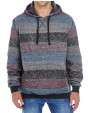 Sweat-shirts personnalisable BURNSIDE Printed Striped Marl Pullover