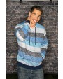 Sweat-shirts personnalisable BURNSIDE Printed Striped Marl Pullover