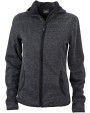 JAMES & NICHOLSON Ladies´ Knitted Fleece Hoody Sweatshirts personalisierbar