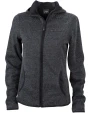 Sweaters & hoodies JAMES & NICHOLSON Ladies` Knitted Fleece Hoody voor bedrukking &amp; borduring