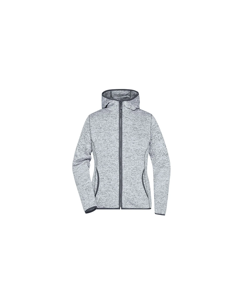 Sweat-shirts personnalisable JAMES & NICHOLSON Ladies´ Knitted Fleece Hoody