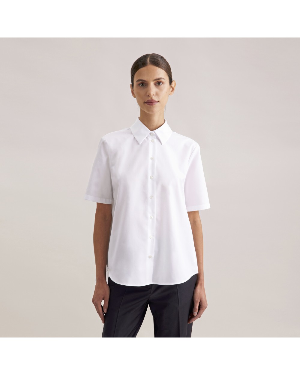Hemden SEIDENSTICKER Women´s Oversize Popeline Blouse Shortsleeve voor bedrukking &amp; borduring