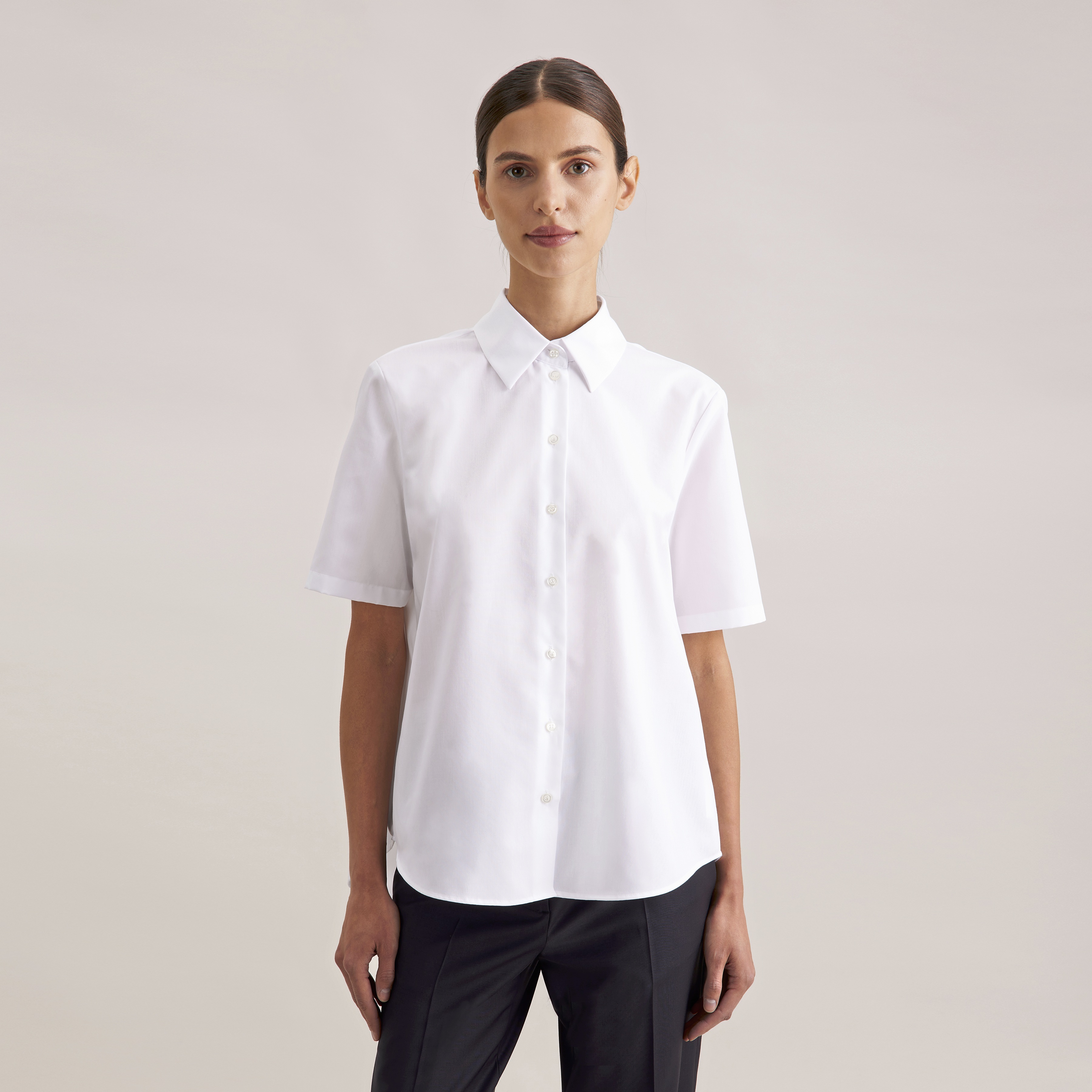 SEIDENSTICKER Women´s Oversize Popeline Blouse Shortsleeve Hemden personalisierbar