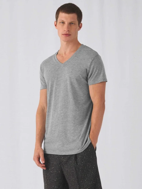T-Shirts à personnaliser B&C T-shirt Triblend col V Homme 