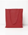 Tassen & Zakken PRINTWEAR Cotton Bag Long Handles voor bedrukking &amp; borduring