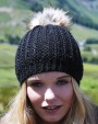 BEECHFIELD Beanie mit Kunstfell-Bommel Mützen personalisierbar
