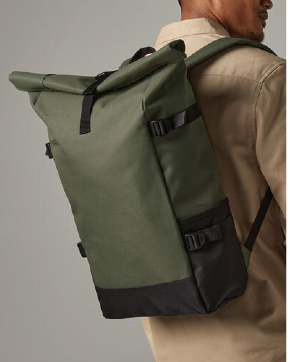 BAG BASE BLOCK ROLL-TOP BACKPACK Taschen personalisierbar