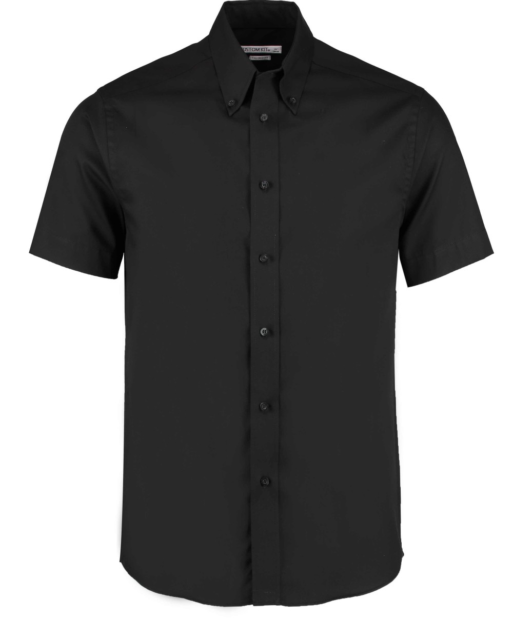 KUSTOM KIT Tailored Fit Premium Oxford Shirt SSL Hemden personalisierbar