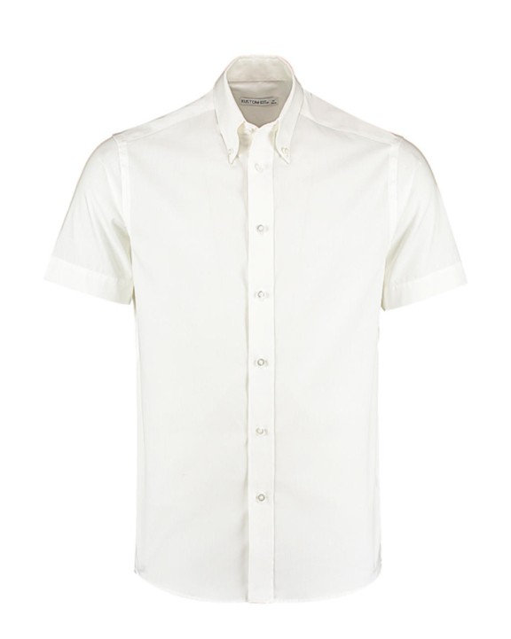 Chemises personnalisable KUSTOM KIT Tailored Fit Premium Oxford Shirt SSL