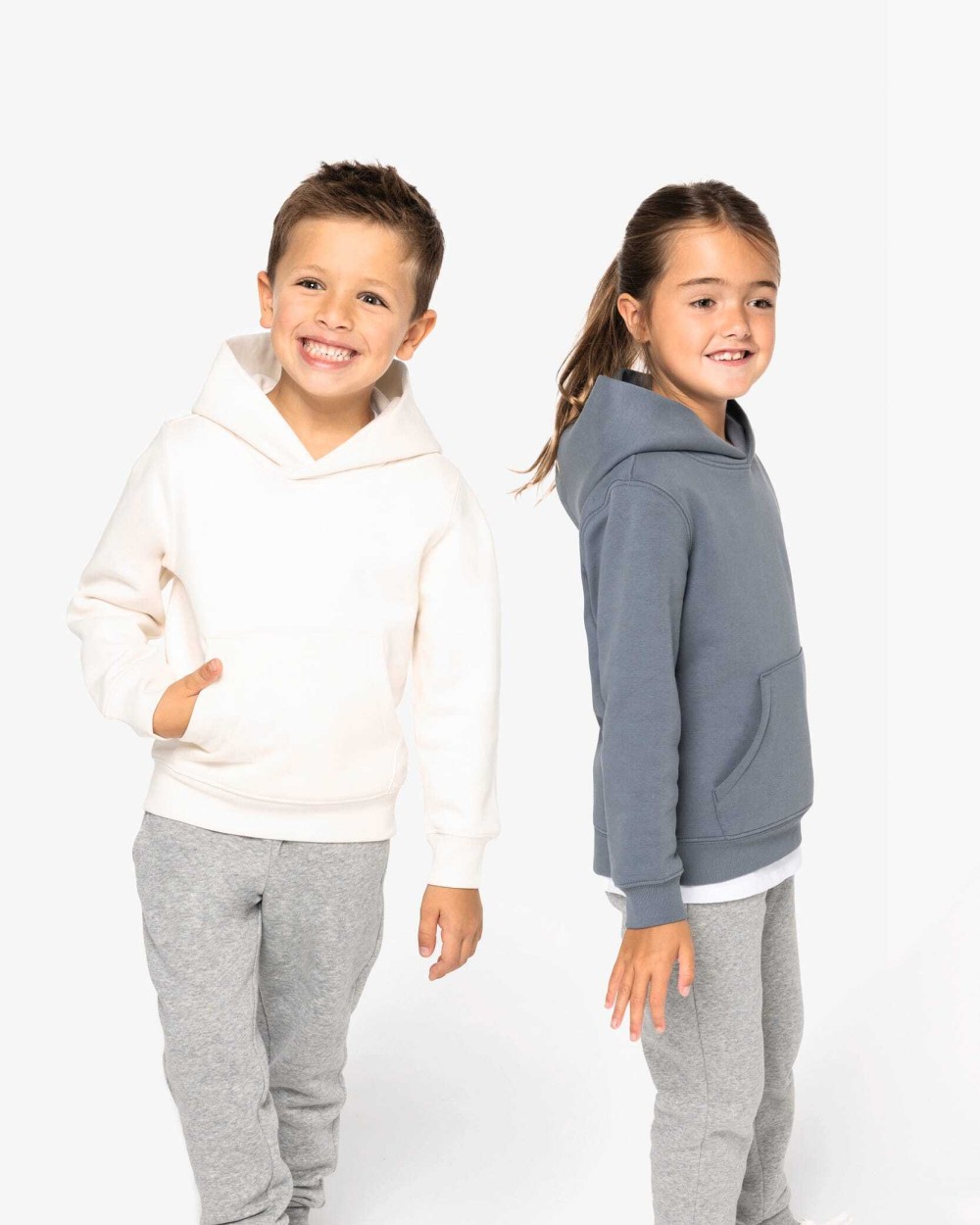 Sweaters & hoodies NATIVE SPIRIT Ecologische kindersweater met capuchon voor bedrukking &amp; borduring