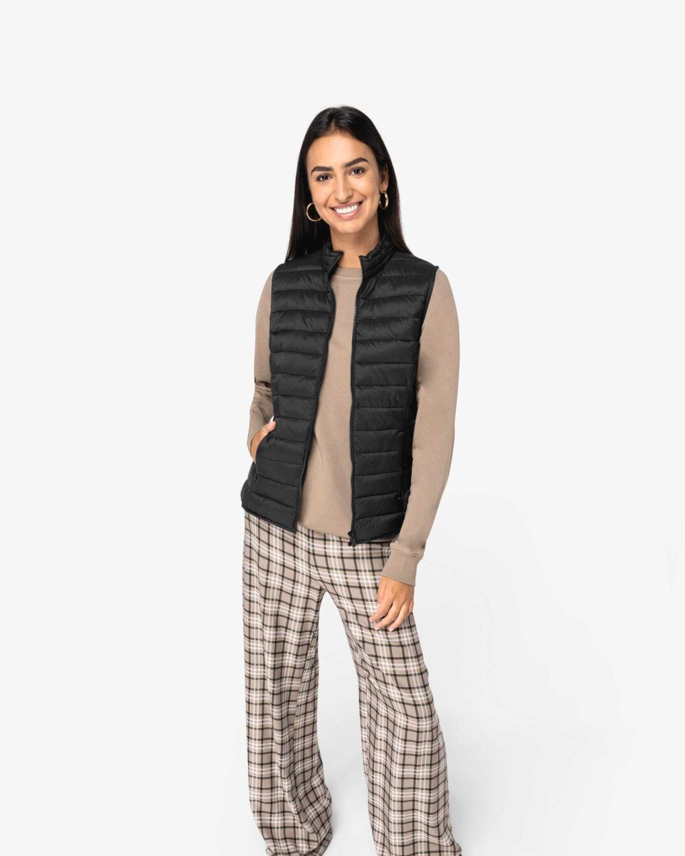 Jassen NATIVE SPIRIT Ecologische lichte bodywarmer voor dames voor bedrukking &amp; borduring