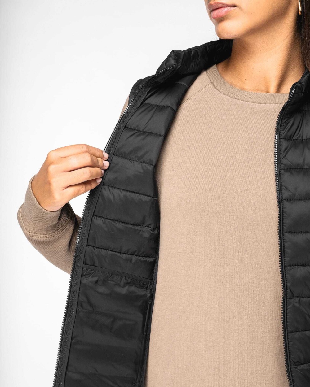 Vestes personnalisable NATIVE SPIRIT Bodywarmer écoresponsable léger femme