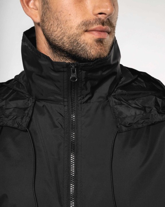 KARIBAN Gefütterte Windjacke für Herren Jacken personalisierbar