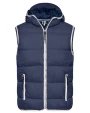 JAMES & NICHOLSON Men`s Maritime Vest Jacken personalisierbar