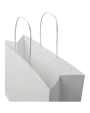 4DO Kraftpapiertasche 120 g/m² mit gedrehten Griffen – 31 × 12 × 25 cm Taschen personalisierbar