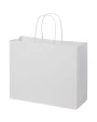 Sacs & Bagagerie personnalisable 4DO Sac en papier Kraft 120 g/m2avec poignées torsadées, 31 x 12 x 25 cm