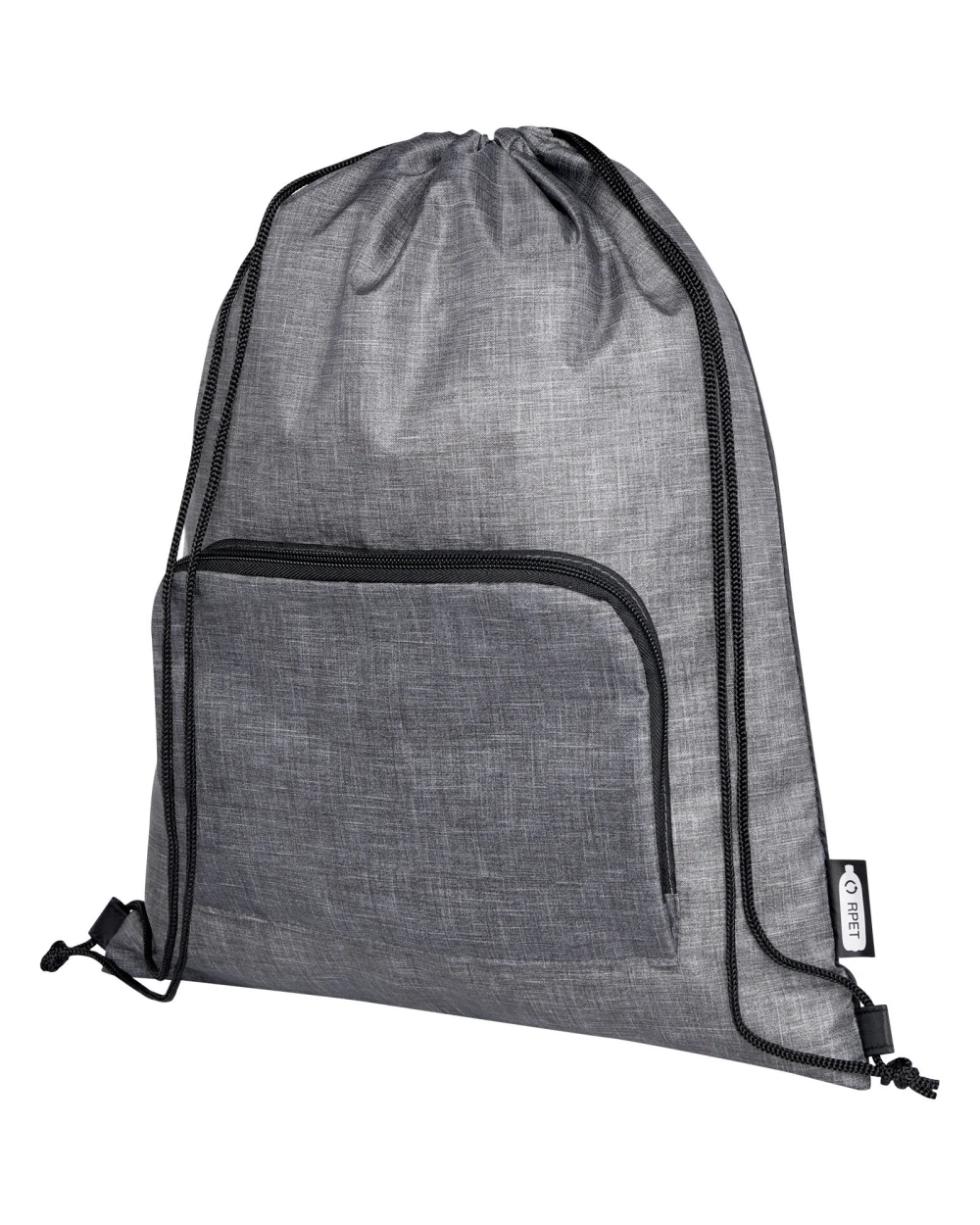4DO Ash recycelter faltbarer Turnbeutel 7L Taschen personalisierbar