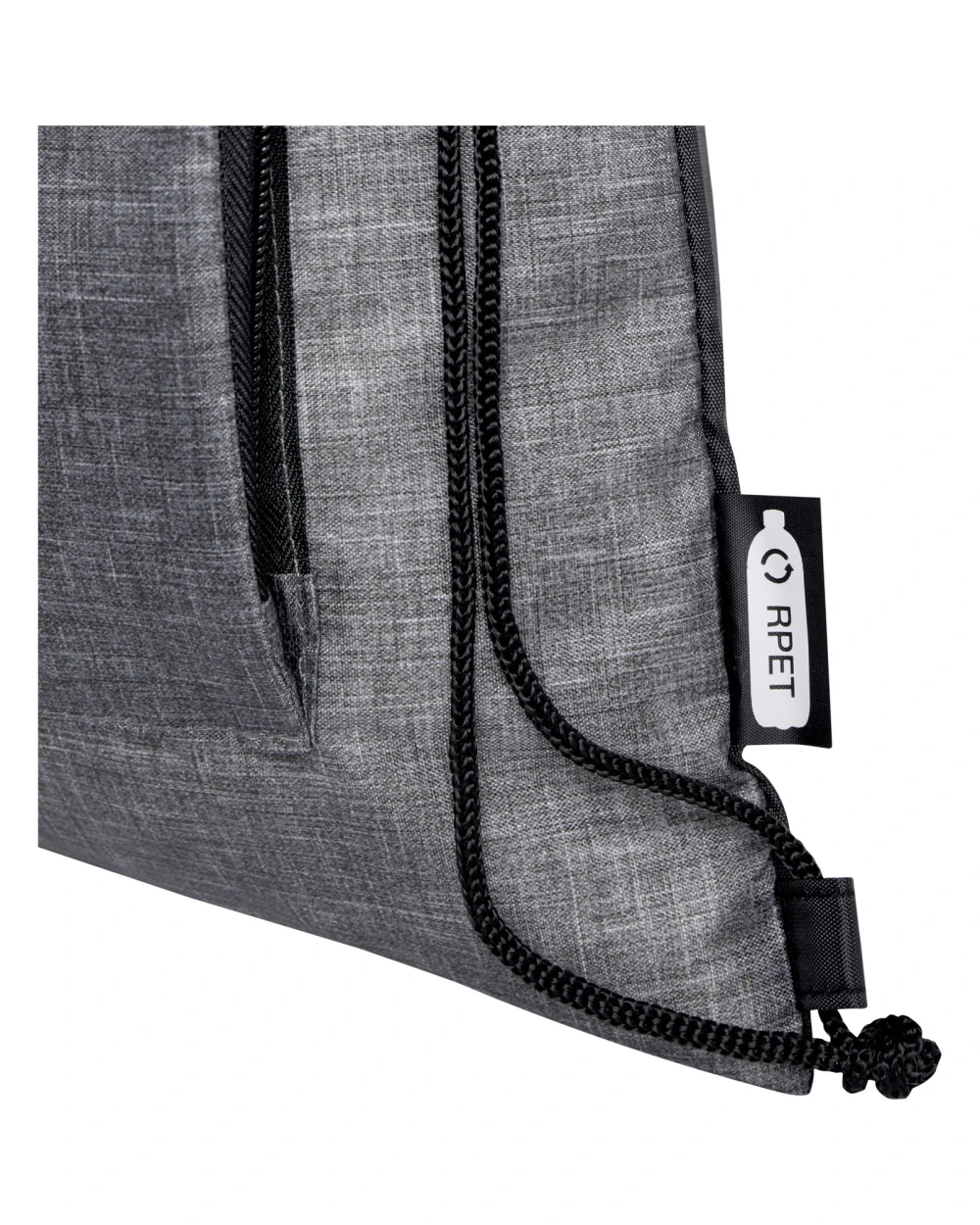 Tassen & Zakken 4DO Ash gerecyclede opvouwbare tas met trekkoord 7L voor bedrukking &amp; borduring