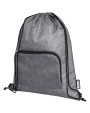 Tassen & Zakken 4DO Ash gerecyclede opvouwbare tas met trekkoord 7L voor bedrukking &amp; borduring
