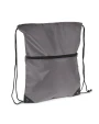 4DO Kordelzugtasche 210T R-PET mit Reißverschluss Taschen personalisierbar