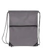 4DO Kordelzugtasche 210T R-PET mit Reißverschluss Taschen personalisierbar