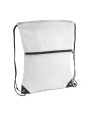 4DO Kordelzugtasche 210T R-PET mit Reißverschluss Taschen personalisierbar