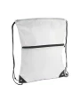 4DO Kordelzugtasche 210T R-PET mit Reißverschluss Taschen personalisierbar