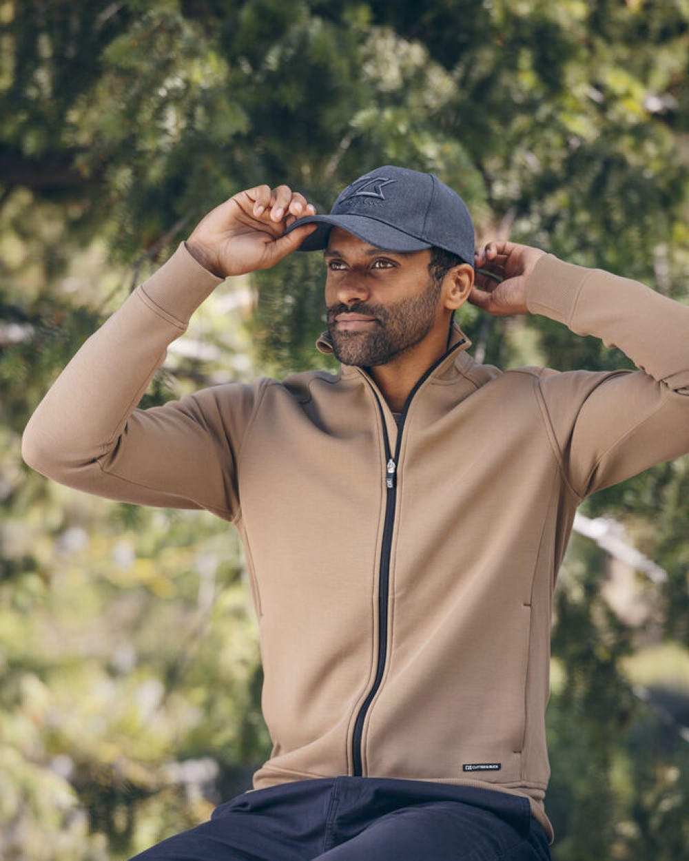 CUTTER & BUCK Pemberton Cardigan Full Zip Men Sweatshirts personalisierbar