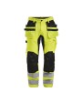JOBMAN 2240 Bundhose Stretch Hi-Vis mit Hängetaschen Hosen personalisierbar