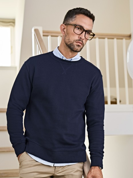 Sweat-shirts à personnaliser TEE JAYS RIBBED INTERLOCK CREW NECK 